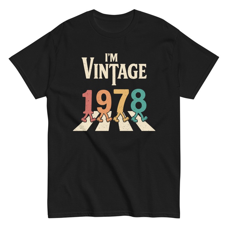 Magliette: Vintage 1978 47 Anni Abbey Road