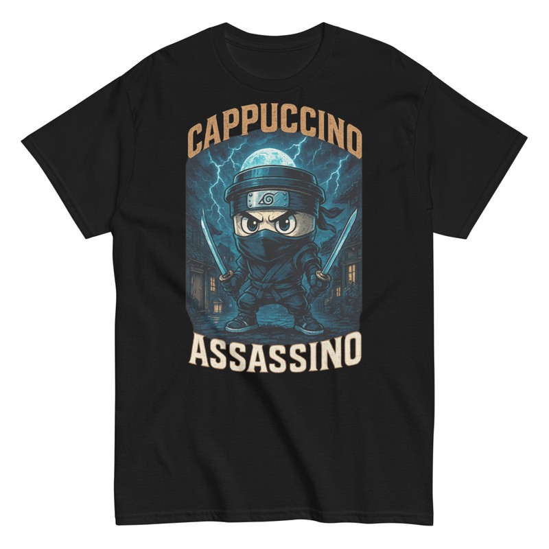 Magliette: Ninja Caffè Assassino Luna Tempesta