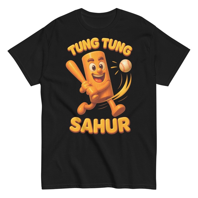 Magliette: Tung Tung Sahur Baseball Divertente