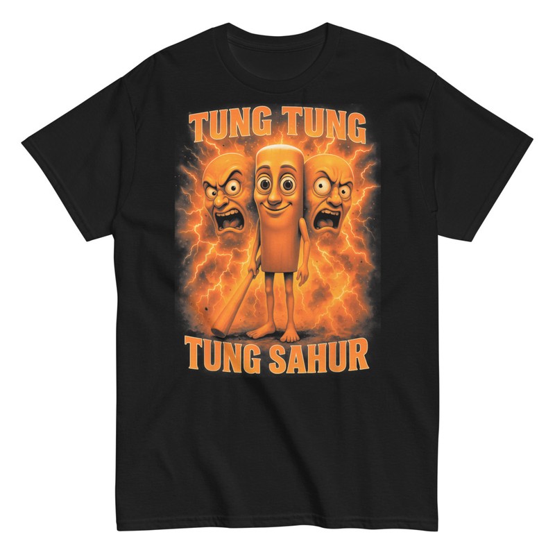 Magliette: Tung Tung Sahur Energia Meme