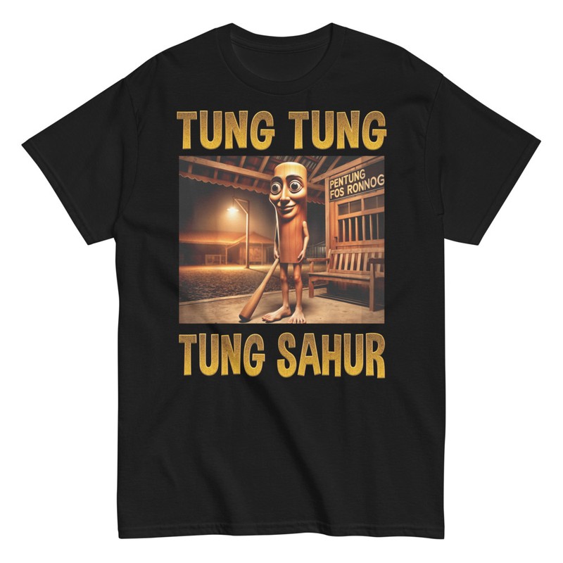 Magliette: Tung Tung Sahur Mazza Notte Meme