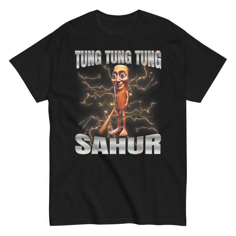 Magliette: Tung Tung Sahur Fulmine Meme