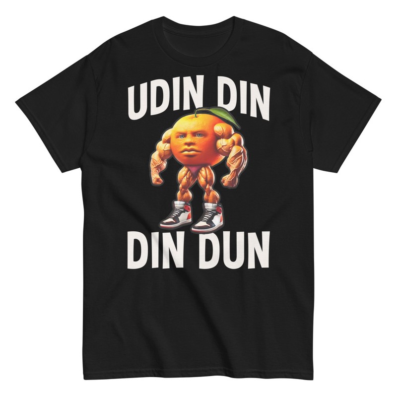 Magliette: Udin Din Din Dun Arancia Muscolosa