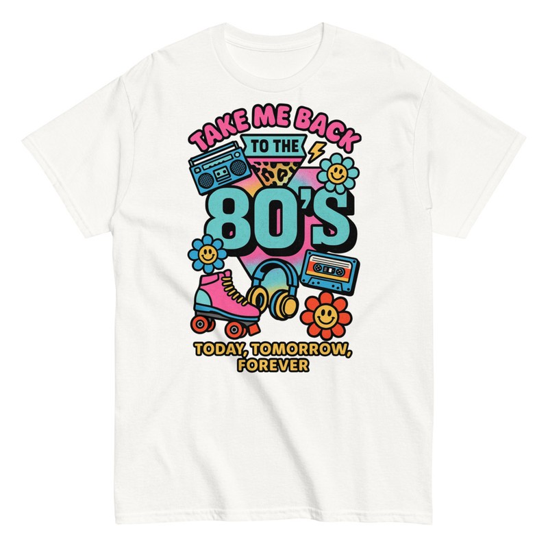Magliette: Take Me Back To The 80s Vintage