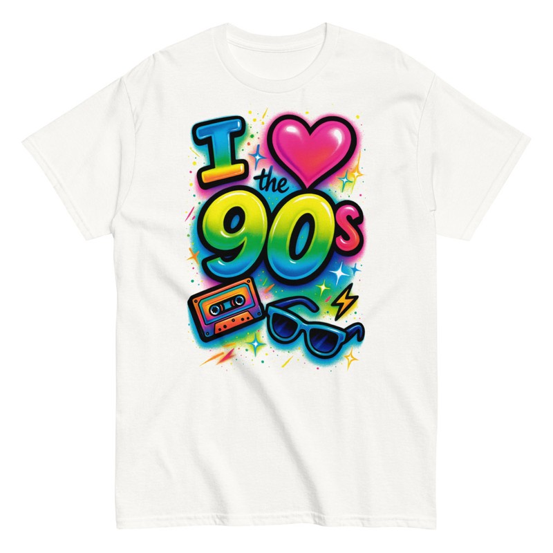 Magliette: I Love 90s Graffiti