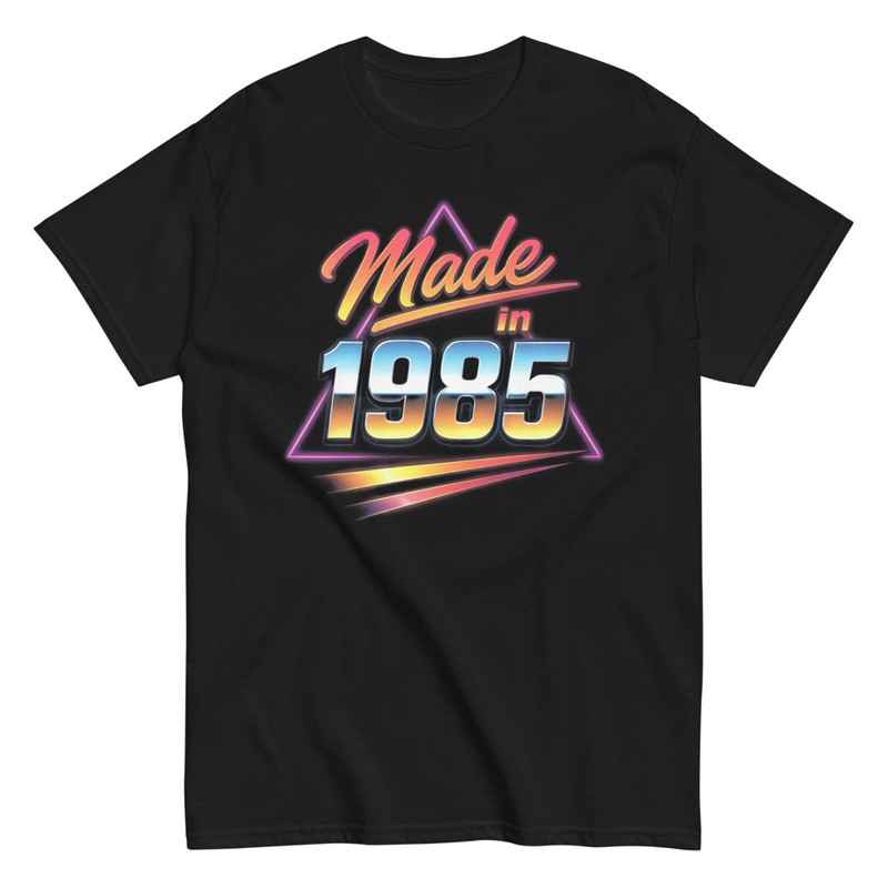 Magliette: Made in 1985 Stile Retrò 80s Neon