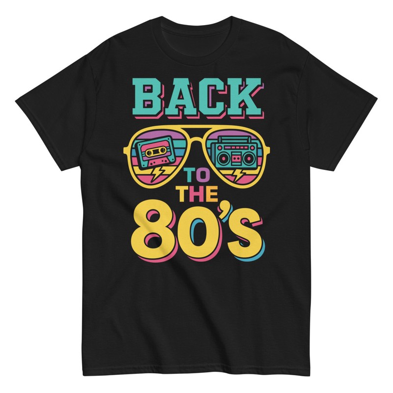 Magliette: Back to the 80s Cassette Boombox