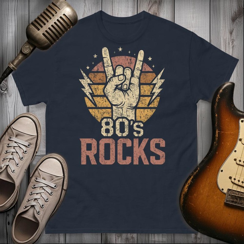 Magliette: 80s Rocks Heavy Metal