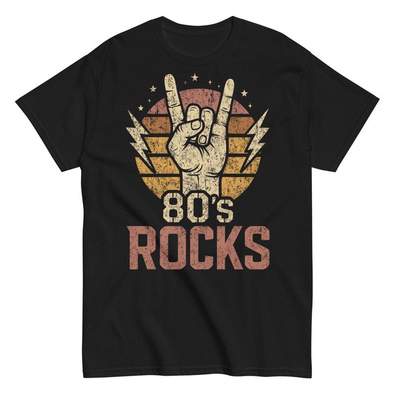 Magliette: 80s Rocks Heavy Metal