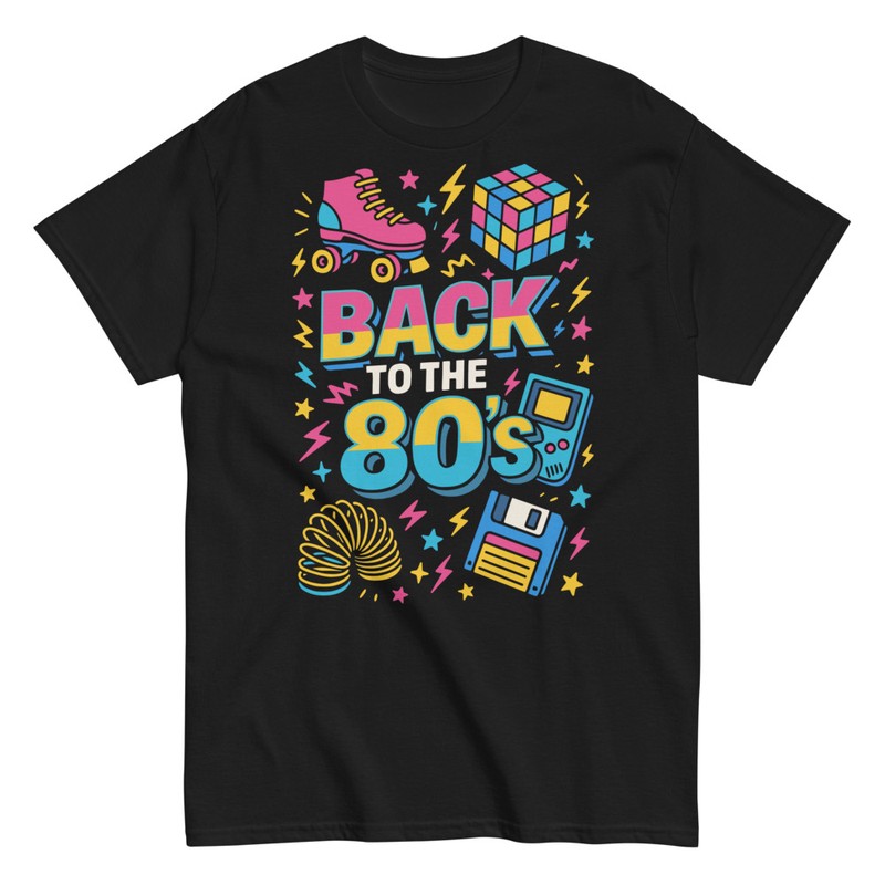 Magliette: Back to the 80s Giochi Retro