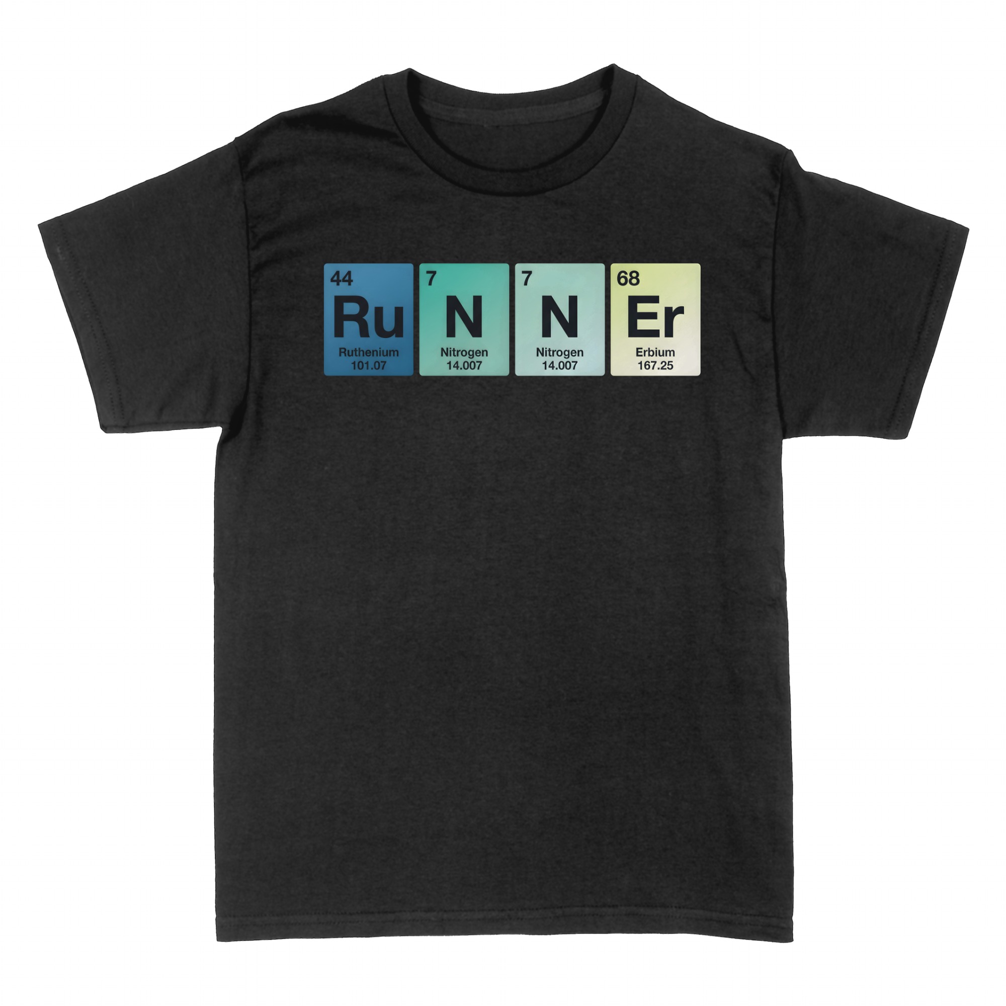 Magliette: Runner Tavola Periodica Divertente