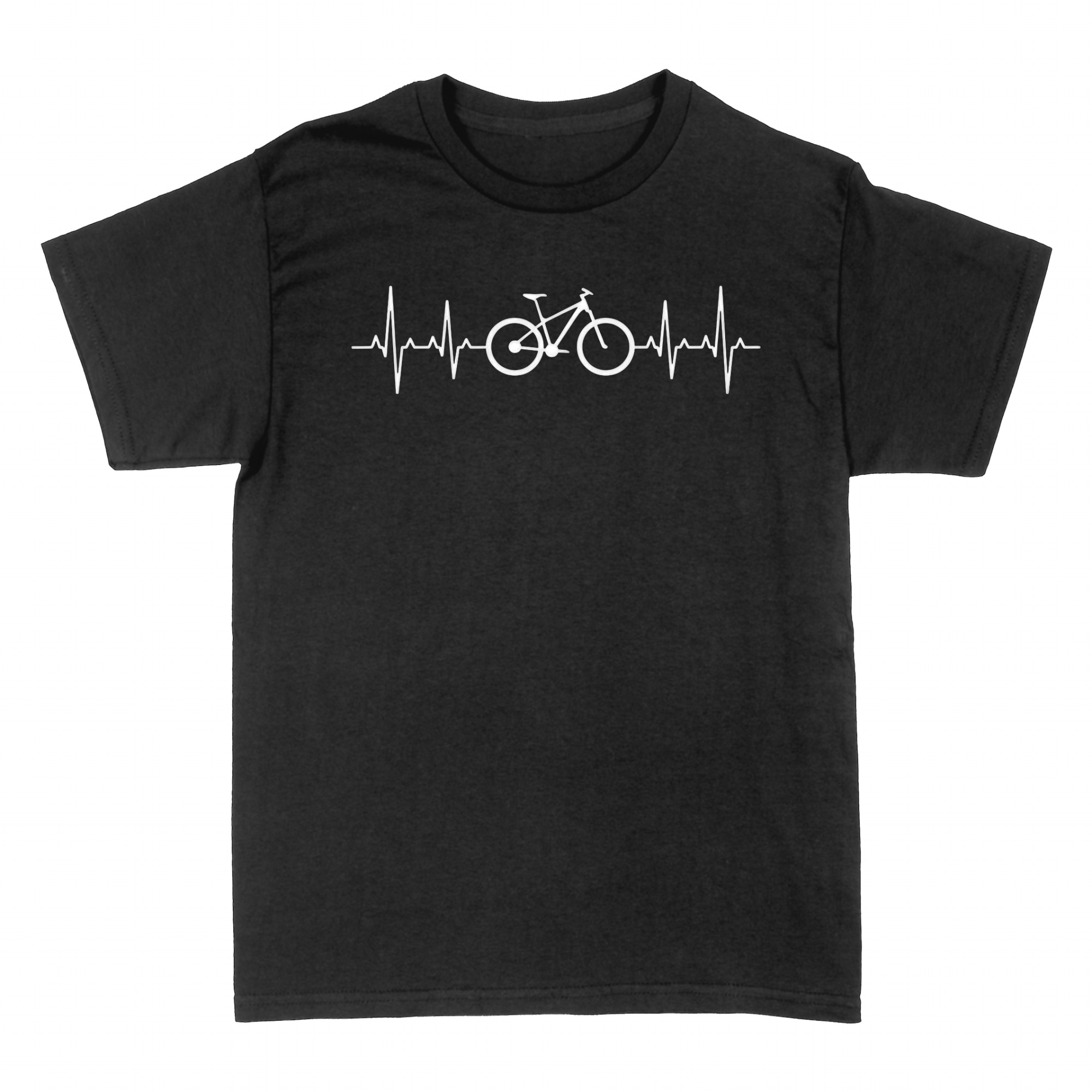 Magliette: Maglietta Battito Cardiaco Bici ECG Ciclista