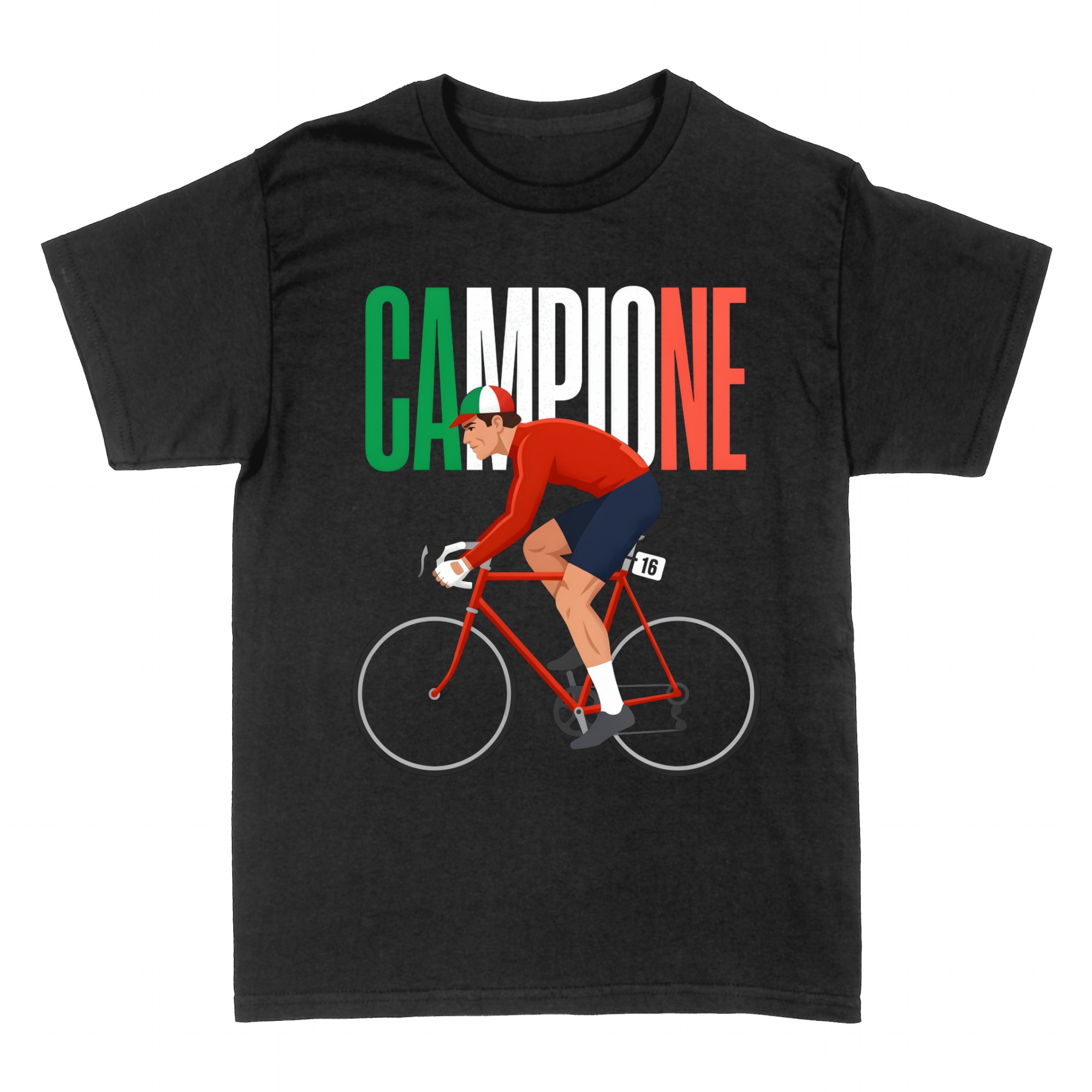 Magliette: Campione Ciclismo Bici da Corsa Ciclista Design