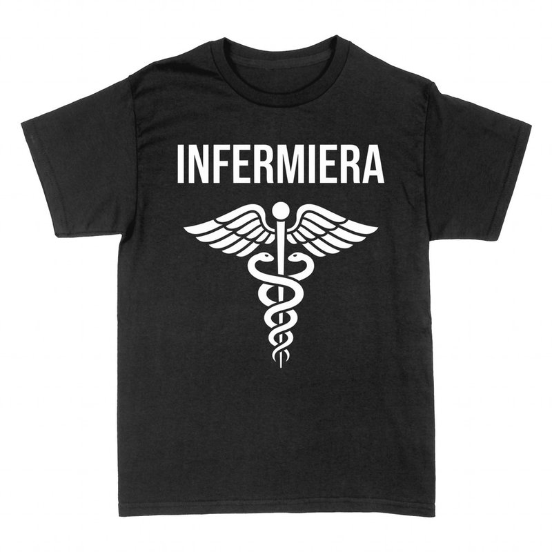 Magliette: Infermiera con caduceo
