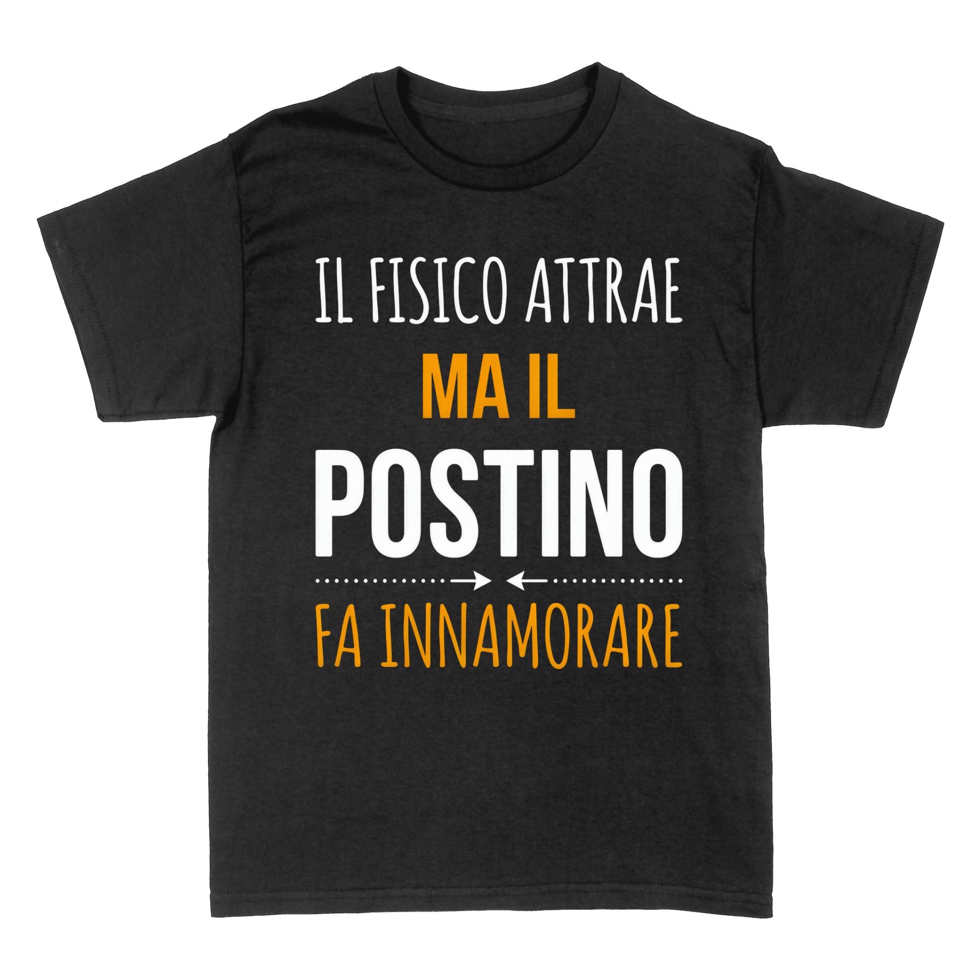 Magliette: Il Fisico Attrae Ma Il Postino Design Divertente