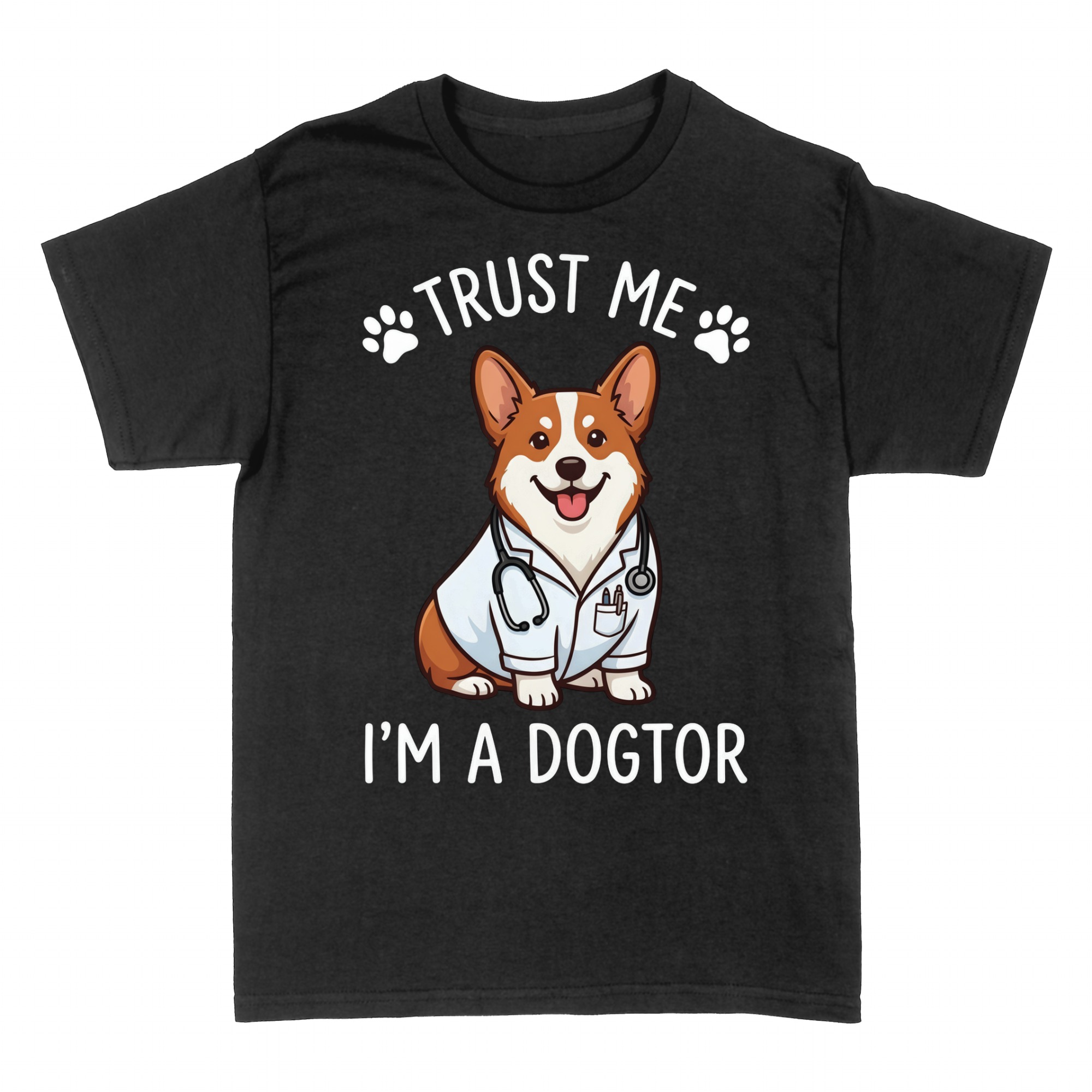 Magliette: Trust Me Veterinario Corgi Cane Divertente