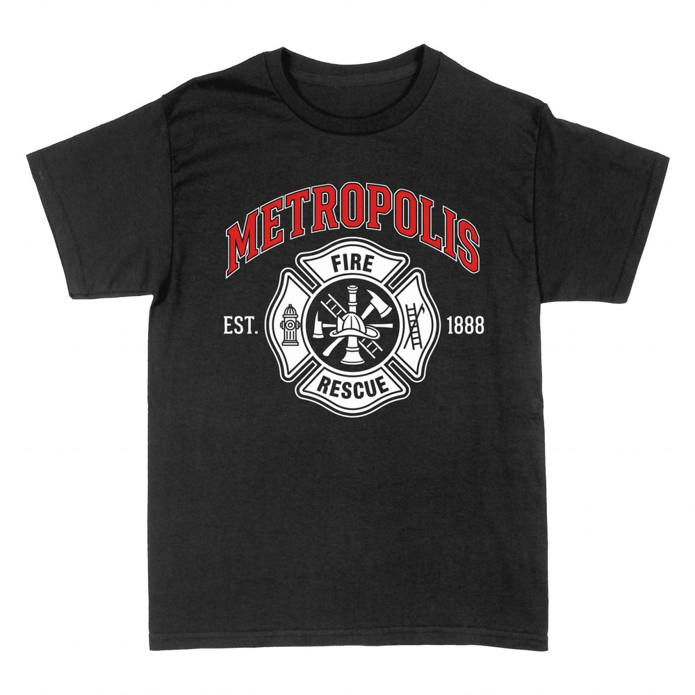Magliette: Stemma pompieri Metropolis Fire Rescue