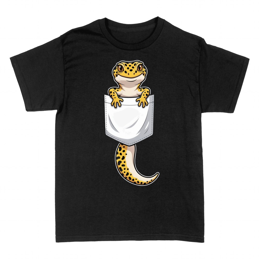 Magliette: Geco leopardo nel taschino