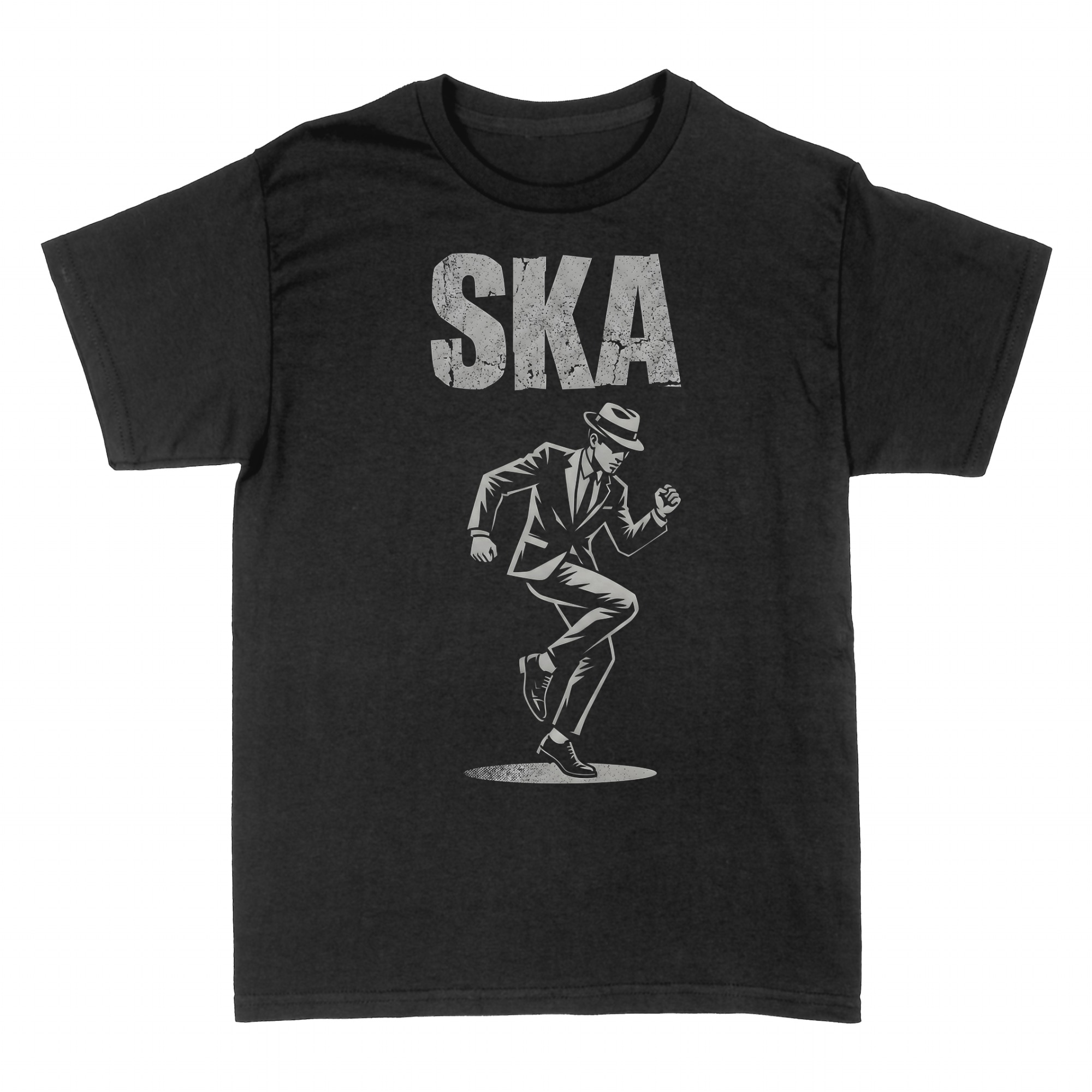 Magliette: Grafica Ska 2-Tone a Scacchi Retro
