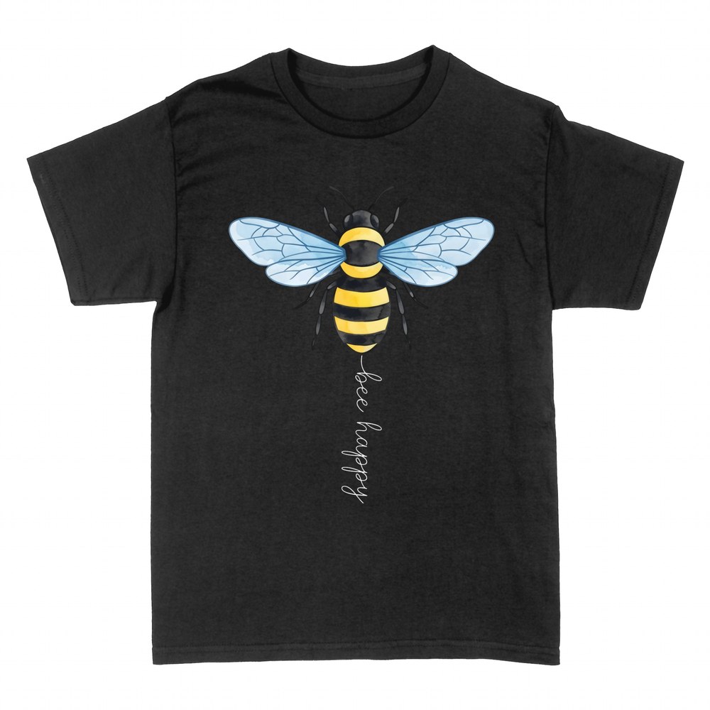 Magliette: Ape acquerello bee happy