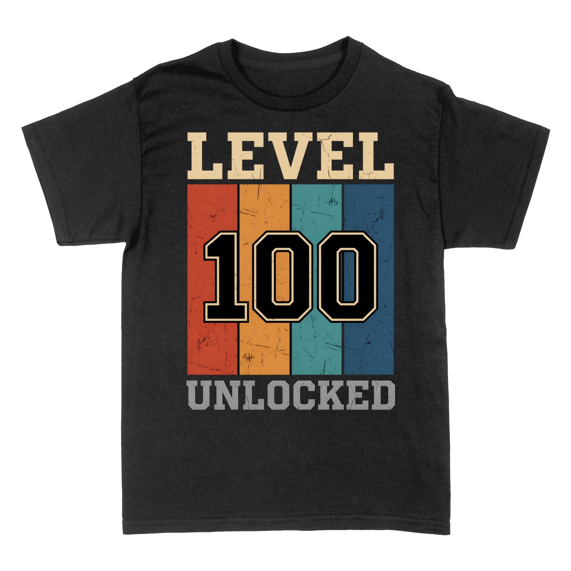 Magliette: Level 100 sbloccato, gamer retr&ograve;