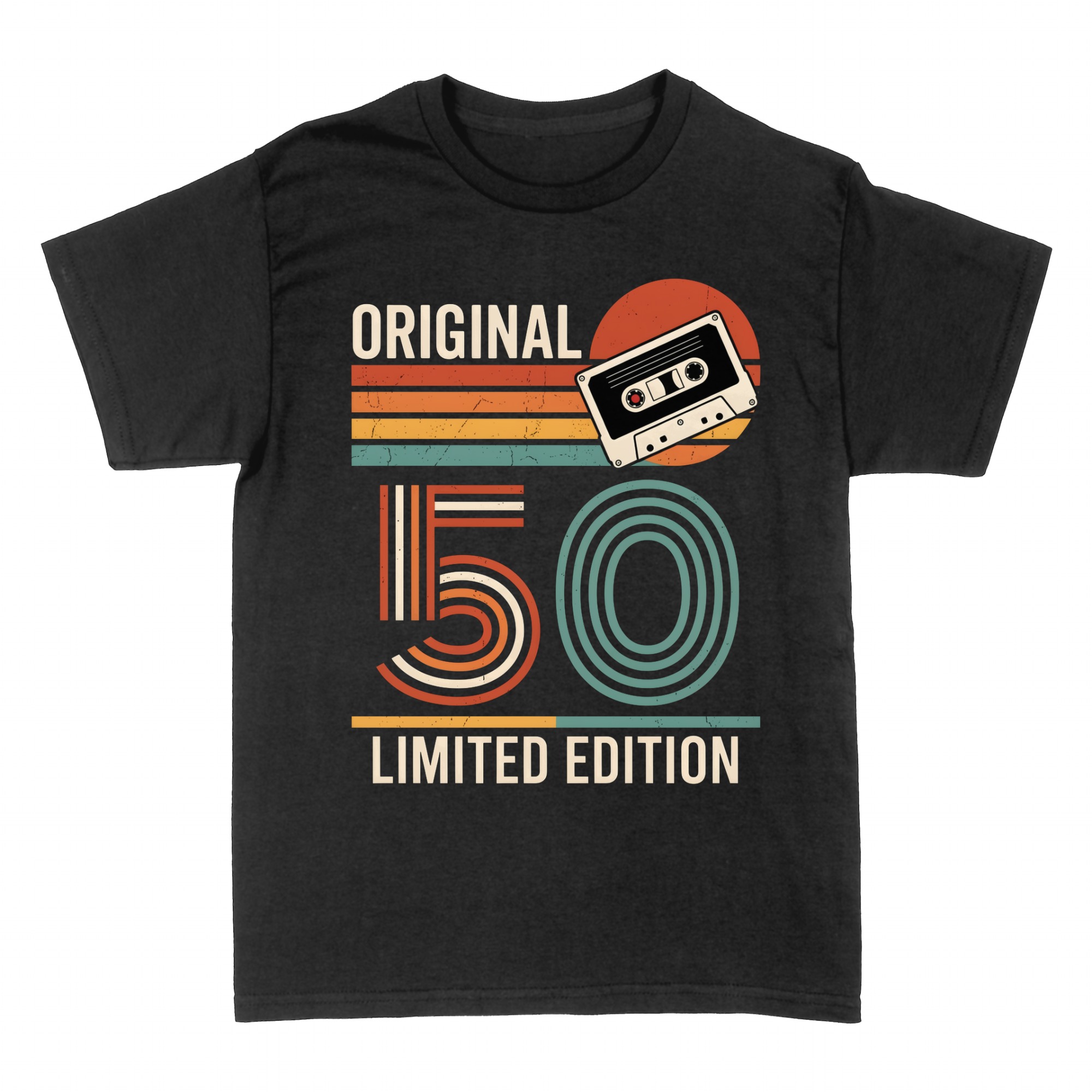 Magliette: 50 anni retro cassetta