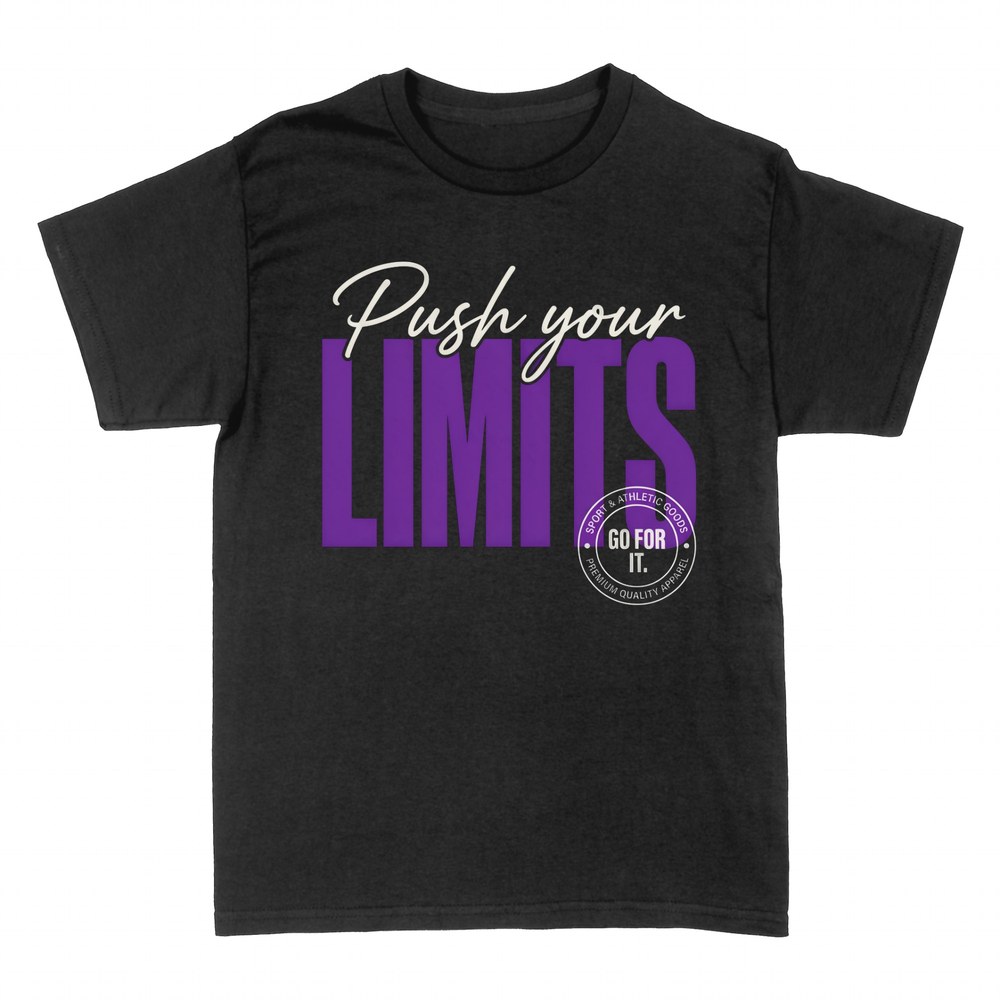 Magliette: Push your Limits motivazione gym