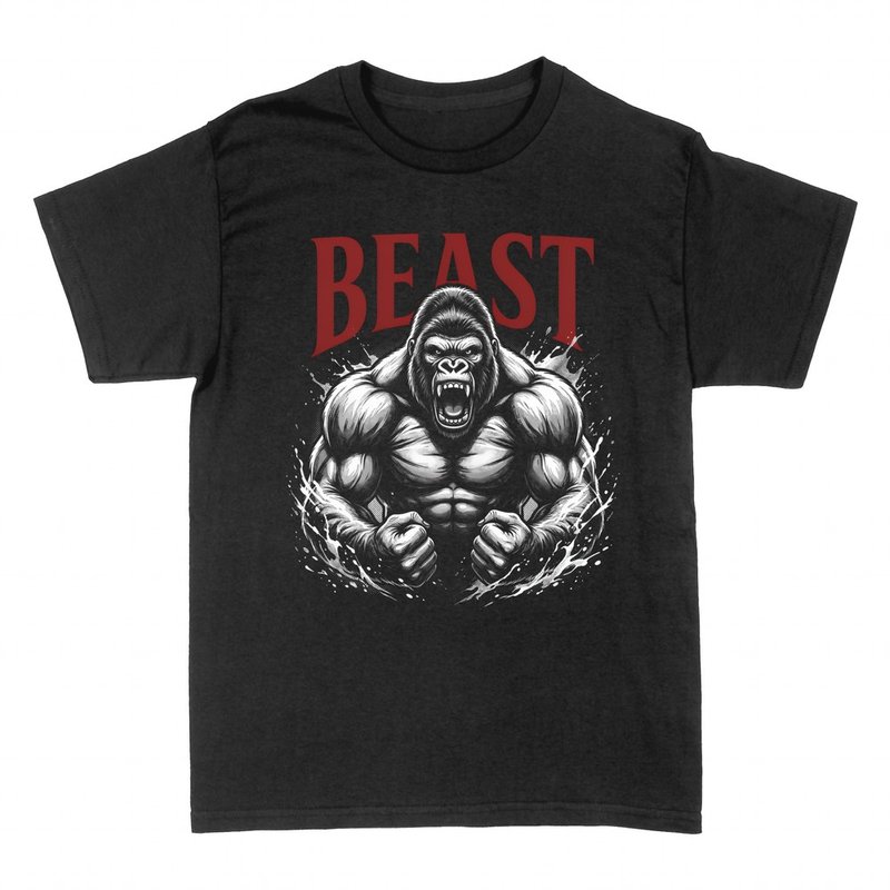 Magliette: Gorilla muscoloso Beast modalit&agrave; bestia