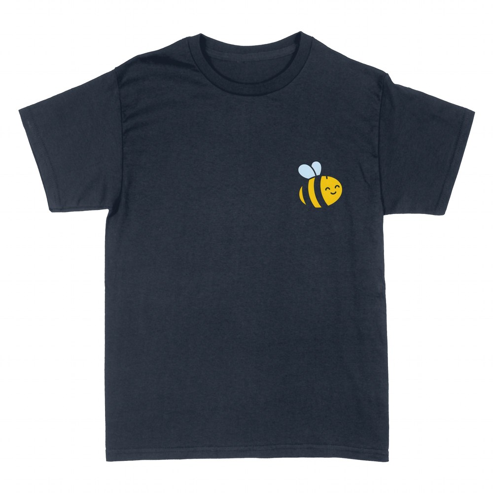 Magliette: Let it bee con ape sorridente