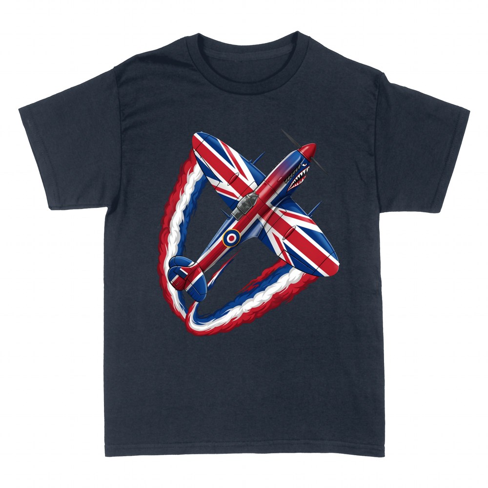 Magliette: Caccia Union Jack con bocca di squalo