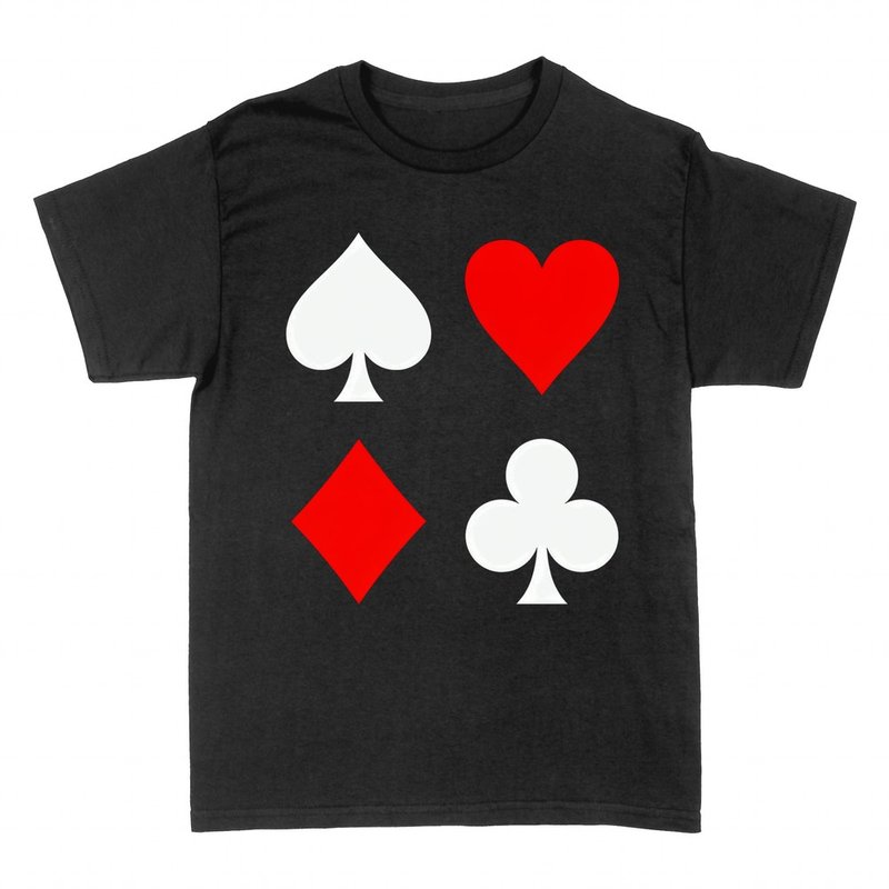 Magliette: Quattro semi delle carte da poker