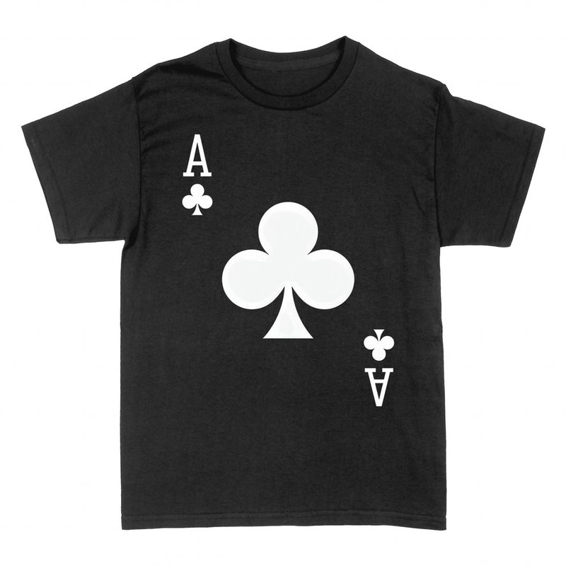Magliette: Asso di fiori da poker