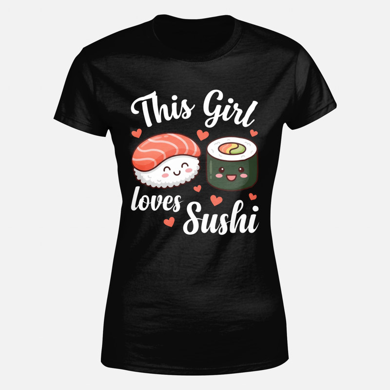 Magliette: Questa ragazza adora il sushi kawaii