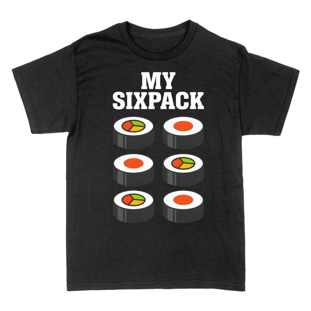 Magliette: Sushi six-pack, i miei addominali di maki