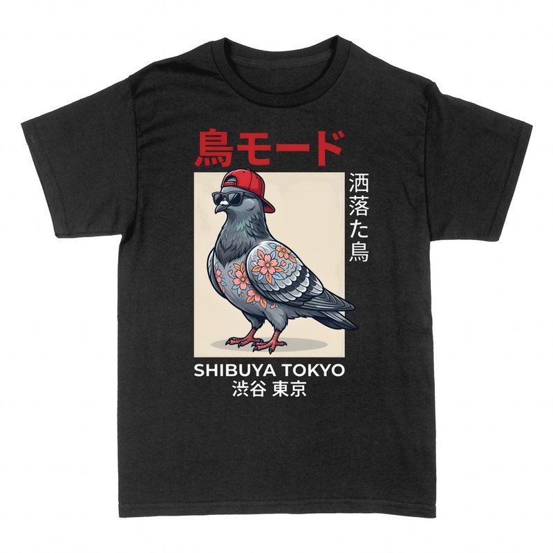 Magliette: Piccione streetwear a Shibuya Tokyo