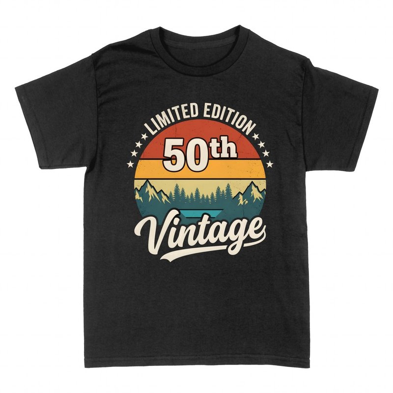 Magliette: 50 anni retro montagne 