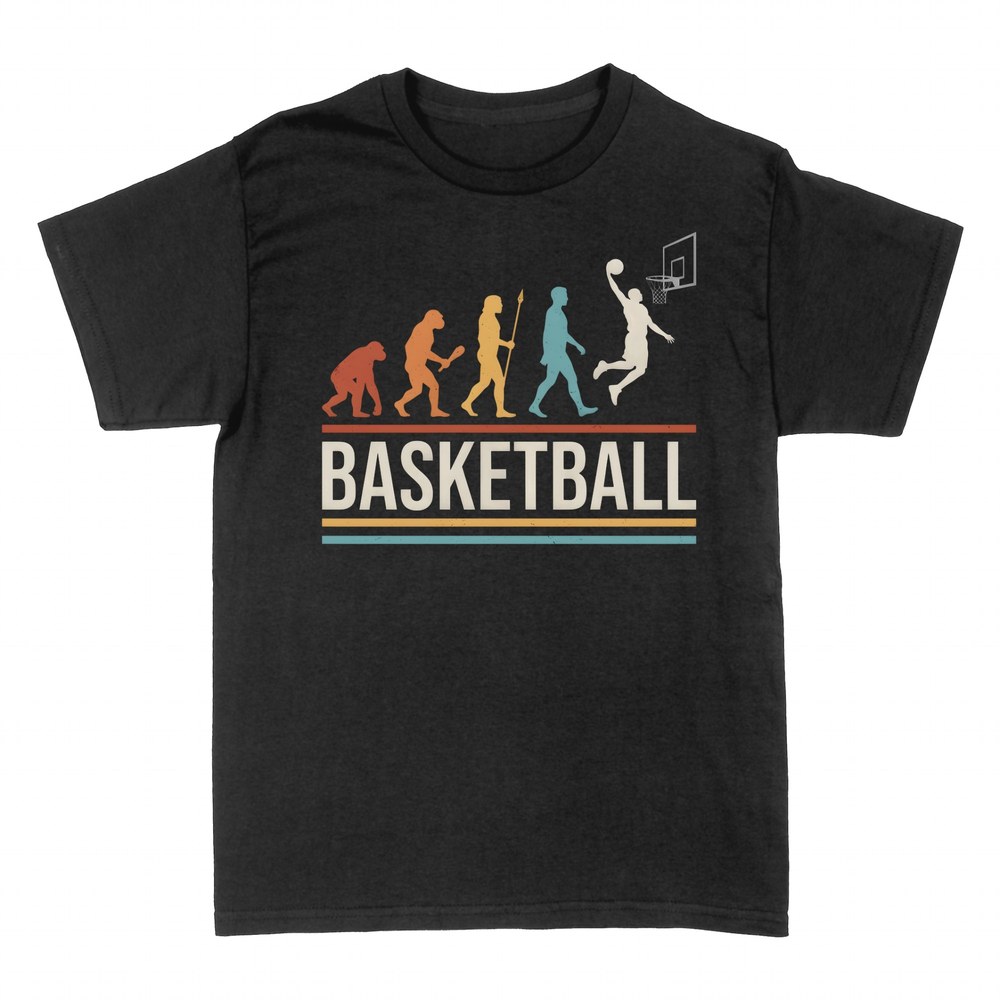 Magliette: Evoluzione del basket, dalla scimmia alla