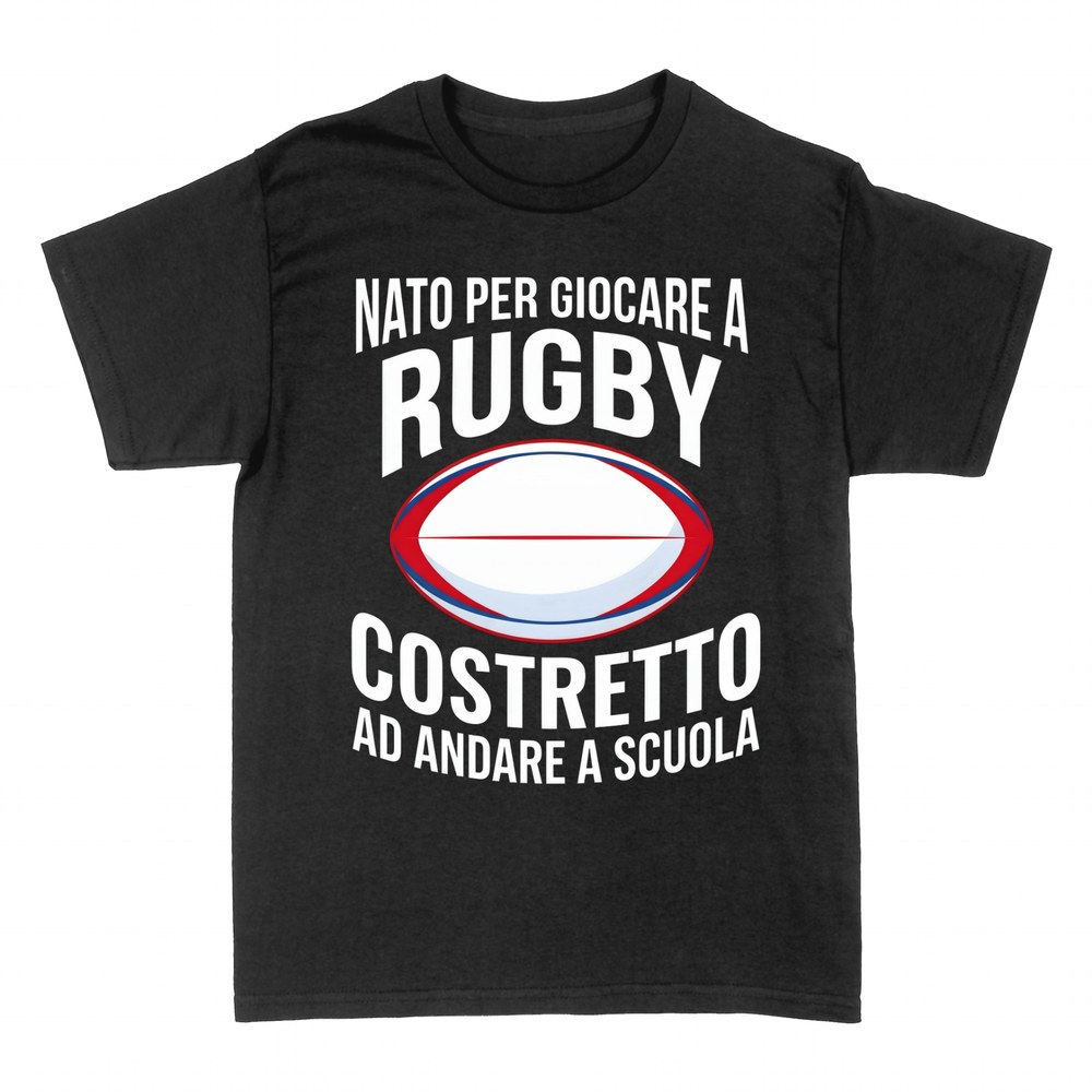 Magliette: Nato per il rugby costretto a scuola