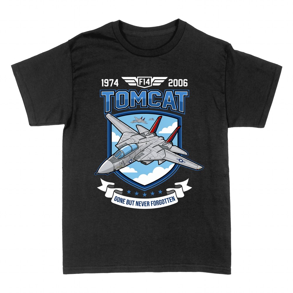 Magliette: Caccia F-14 Tomcat con stemma
