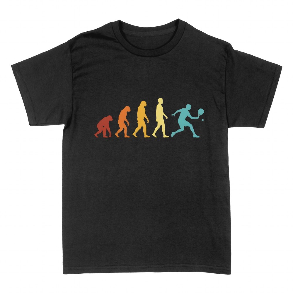 Magliette: Evoluzione del tennis dalla scimmia