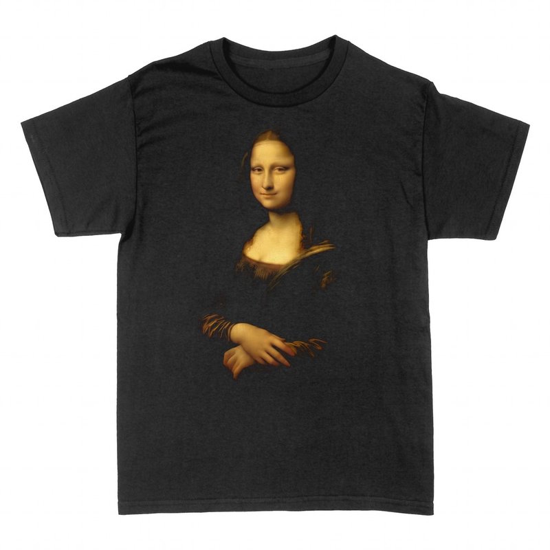 Magliette: La Gioconda di Leonardo da Vinci