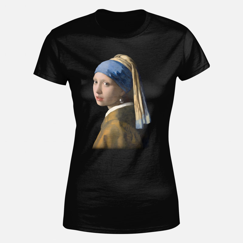 Magliette: Ragazza con l'orecchino di perla di Vermeer
