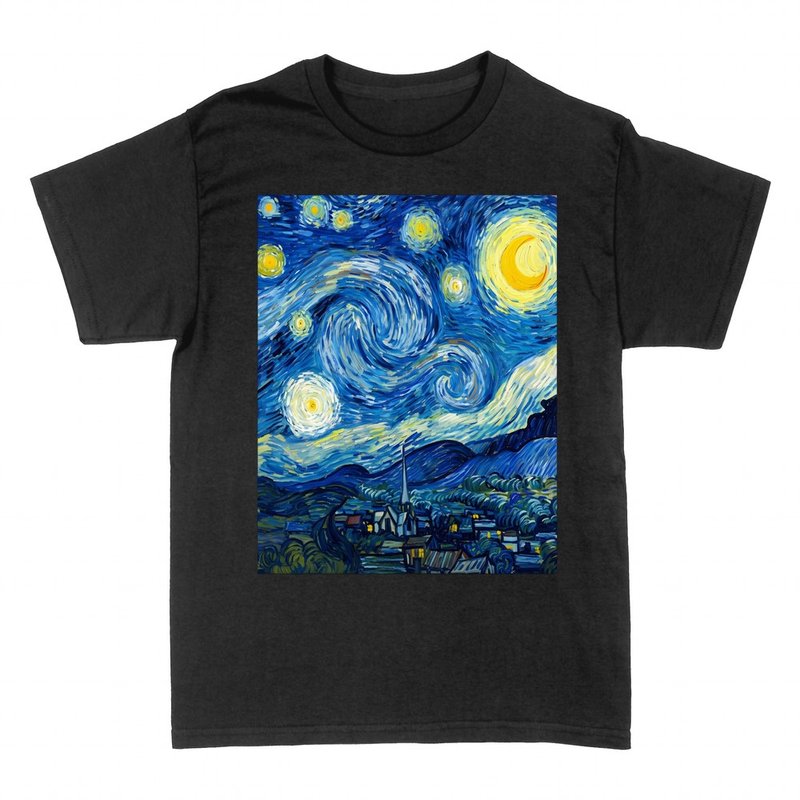 Magliette: Notte stellata di Van Gogh