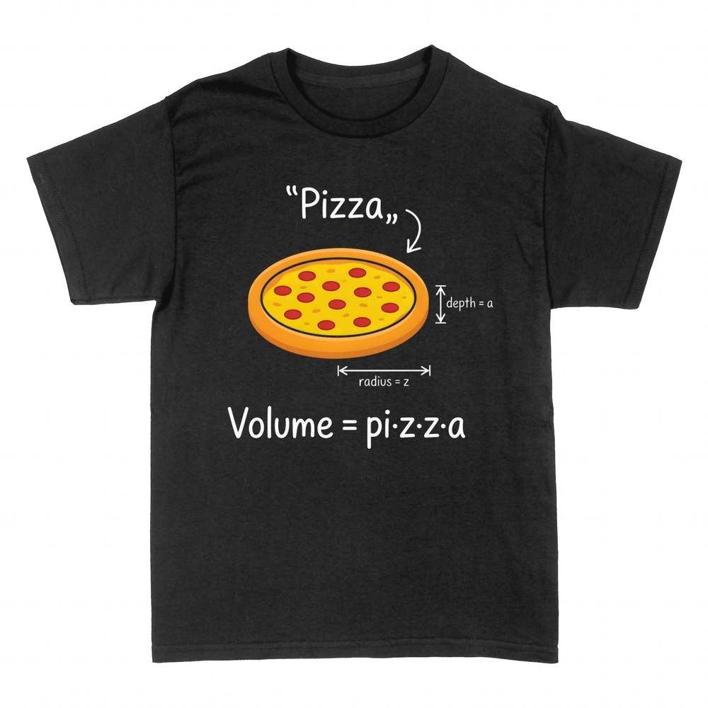 Magliette: Formula del volume della pizza, pi&middot;z&middot;z&middot;a
