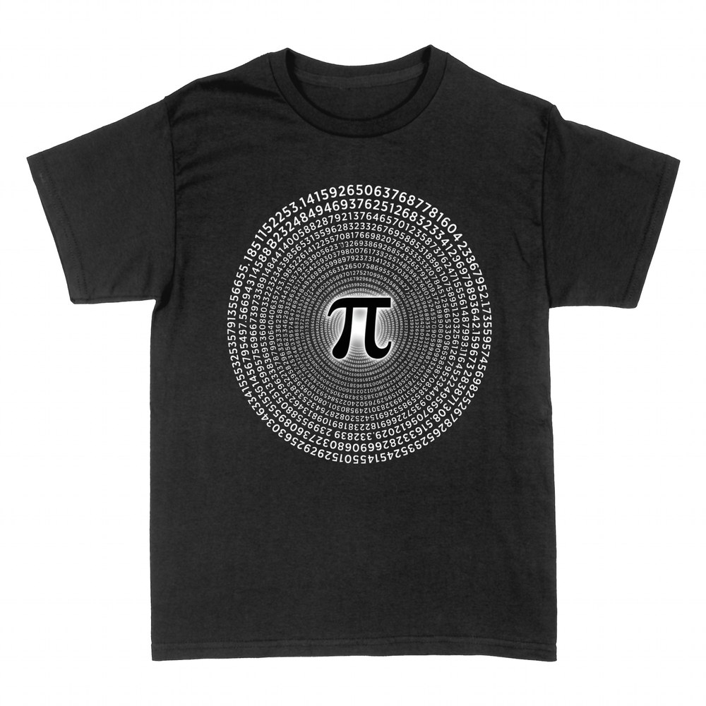 Magliette: Simbolo Pi con le sue cifre infinite