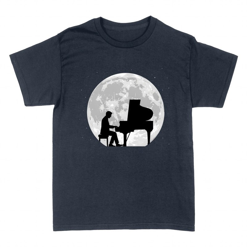 Magliette: Pianista al chiaro di luna