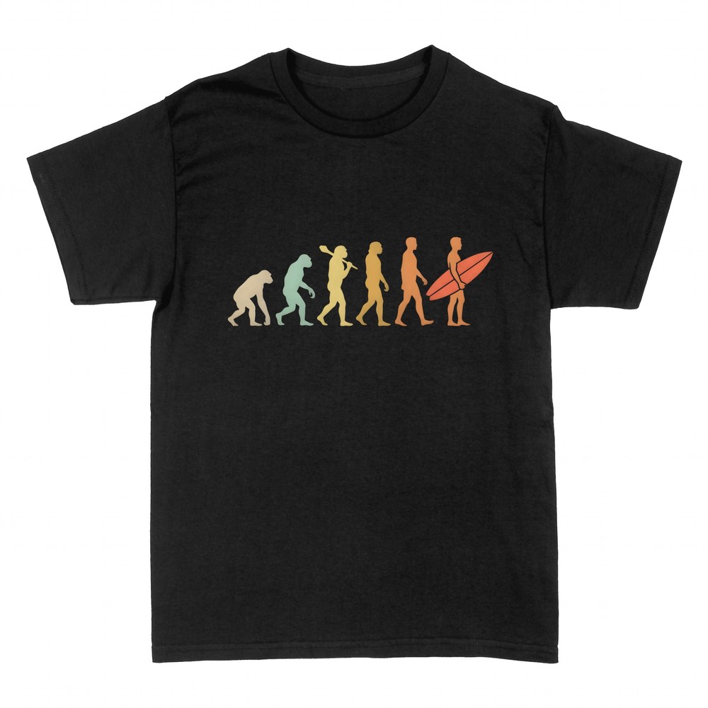 Magliette: Evoluzione del surf con tavola retro