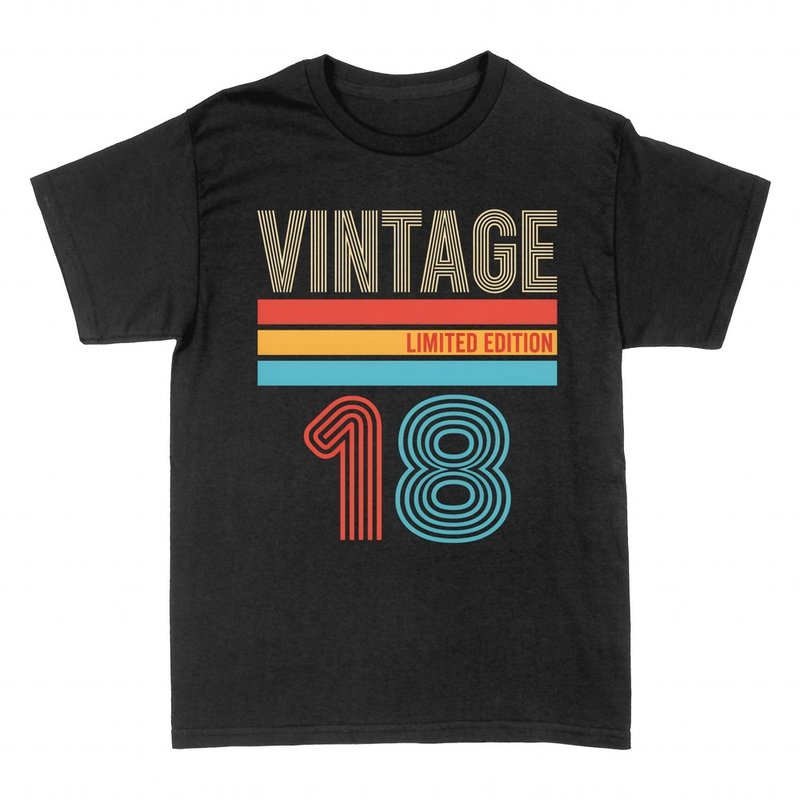 Magliette: Vintage Limited Edition 18 retro