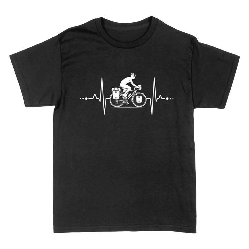 Magliette: Ciclismo Battito Cardiaco Elettrocardiogramma