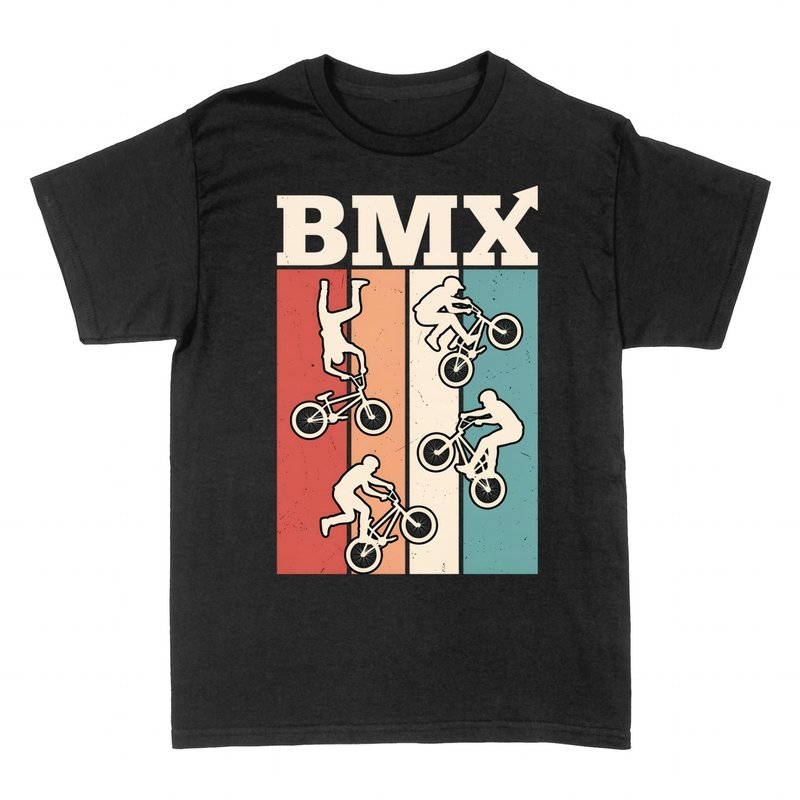 Magliette: BMX Vintage Retr&ograve; 4 Pannelli